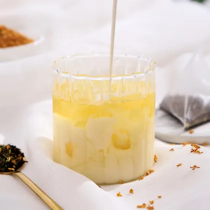 100g Double Happiness Osmanthus Oolong Pyramid Tea Bags for Bubble Tea: Your Perfect Tea Ingredient