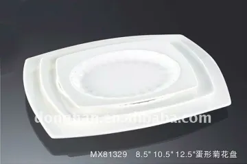 8.5" Plate ceramic plate for restaurant, strenghten porcelain plate