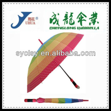 2015 Low Price Rainbow Umbrella,16K Straight Umbrella