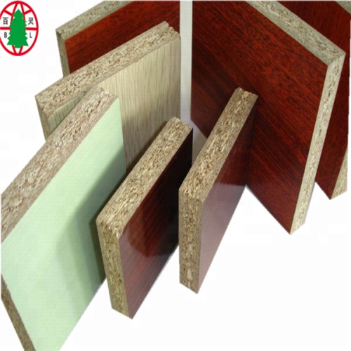 Poplar vật liệu ván dăm melamine hạt bảng linyi