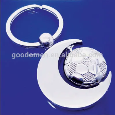 good omen Professional football shape promotion keychain keyring