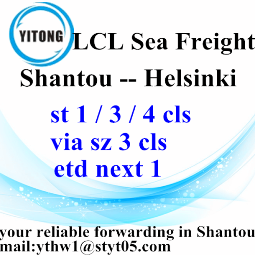 Ocean Freight da Shantou a Helsinki