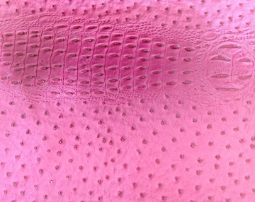 crocodile synthetic leather for bags with pink color --HX167
