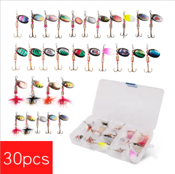 2022 Pesca Spoon Lure Wobbler Bass Fishing Metal Trout Spinner Bait