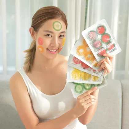 Private Label Custom Organic Vegan Fruit Slice Sheet Masks