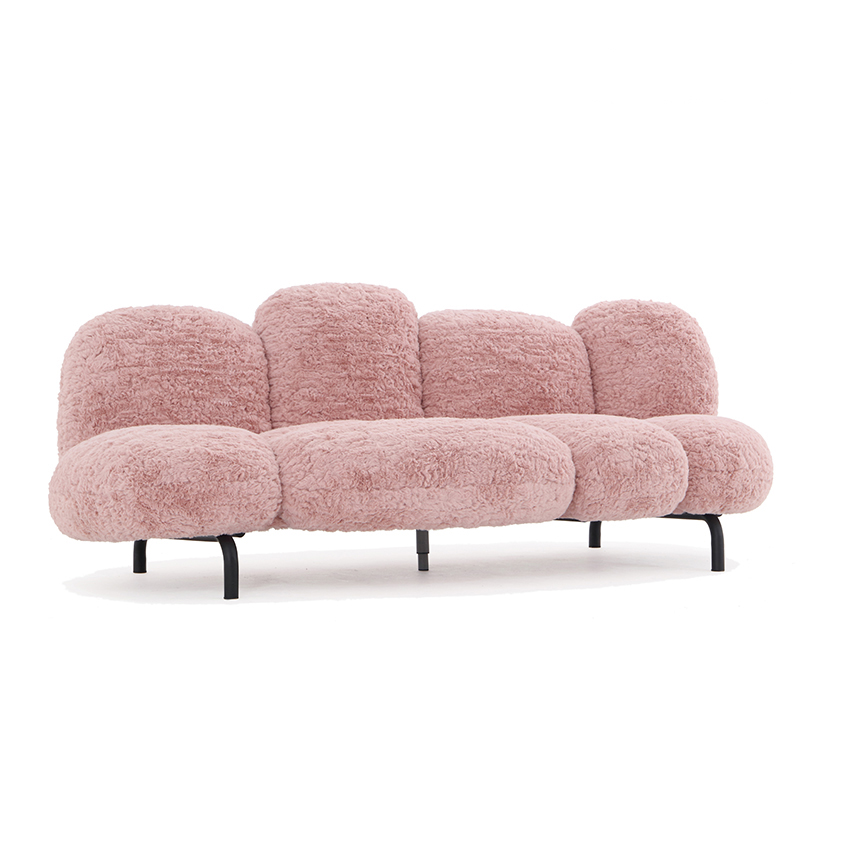 Soft And Comfortable Flocking Wool Sofas