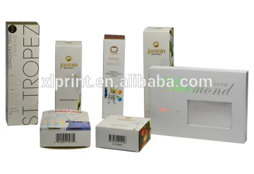 soft paper box white color for makeup