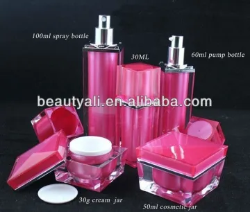 50ml Square Luxury Acrylic Lotion Bottle