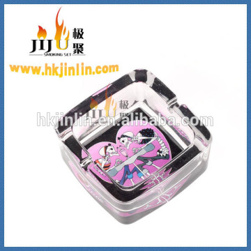JL-006S Yiwu colored glass ashtray, antique glass ashtrays,cheap glass ashtray