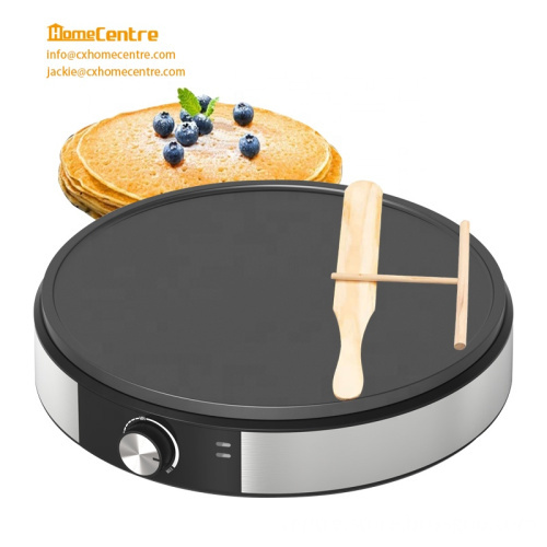 Electric 1200W Crepe Maker with 12-inch (30.5cm) Stainless Steel Surface