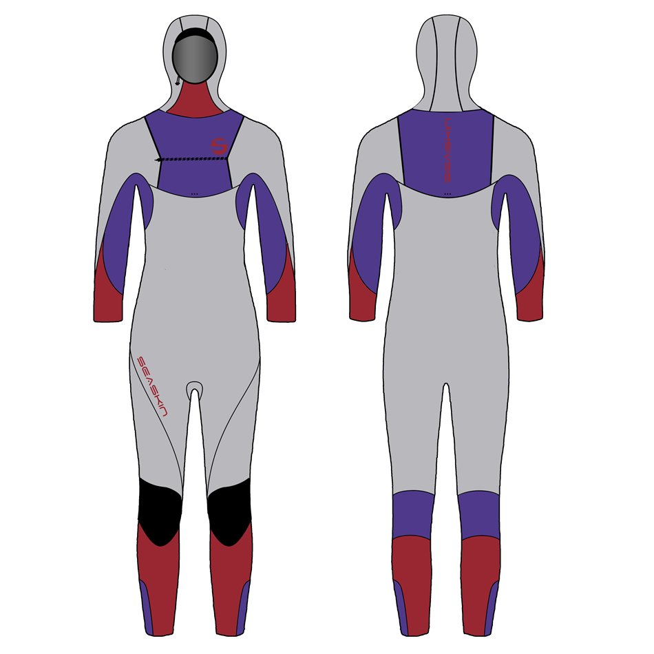 BEEXKE BOYS HODED HODET ZIP FULL Suit Wetsuits