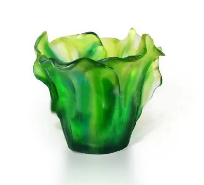 art glass artwork liu li dish