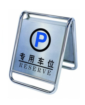Stainless Steel Sign Stand