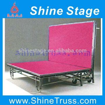 steel stainless stages folding concert event stages