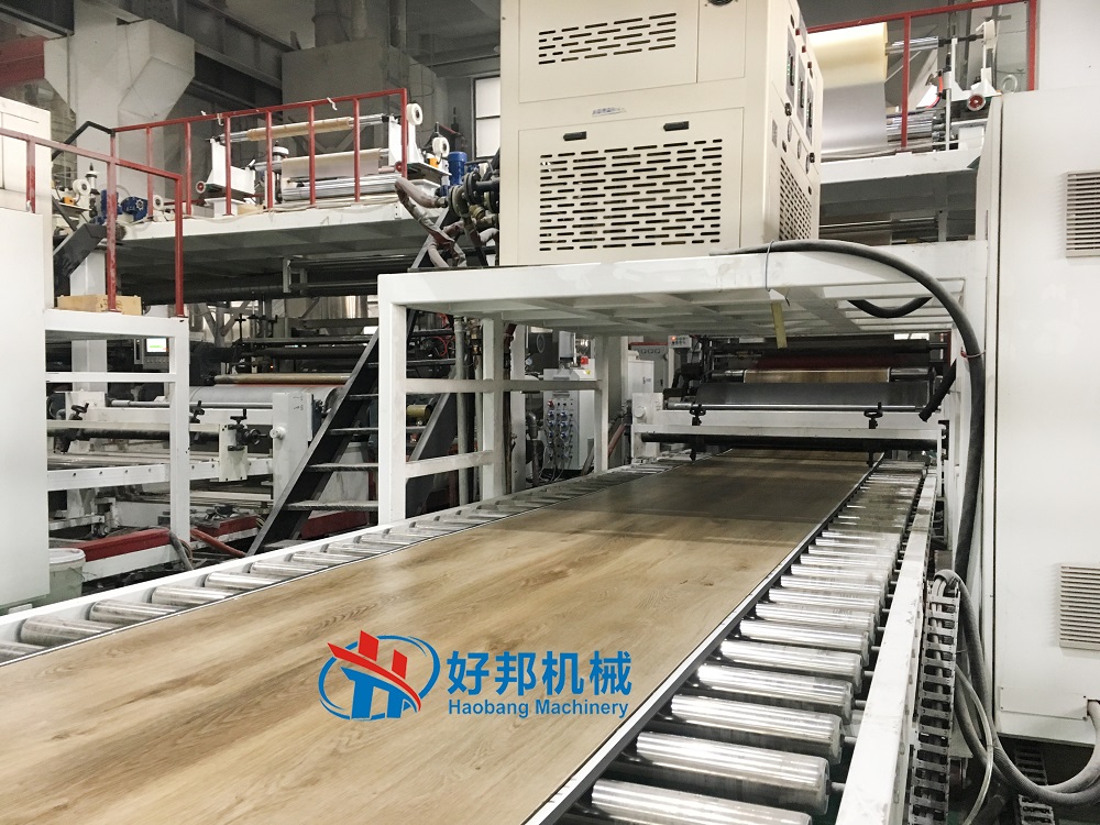 Professional SPC stone plastic floor production line