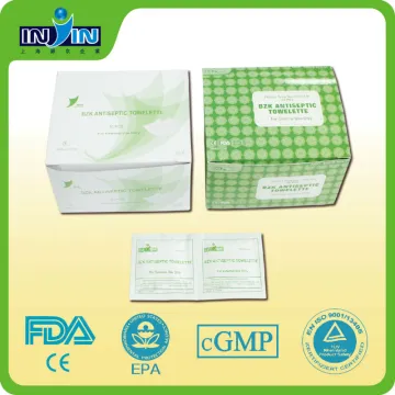 sanitary napkin baby diapers baby wipes BZK Antiseptic Towelette 68