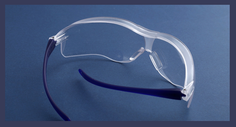 Shock and wind protective glasses