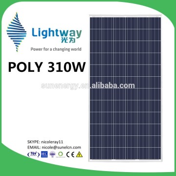 Lightway 310W solar panels- Power for a changing world