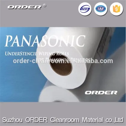 MPM SGS Certification 60gsm Plain SMT Stencil Wiping Roll