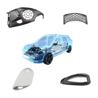 molding injection parts Plastic accessories for bus