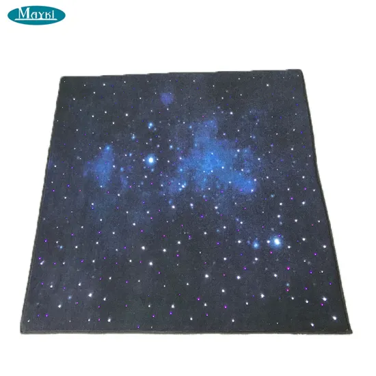 RGB Interactive Fiber Optic Carpet for Sensory Room