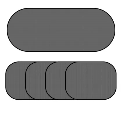 5 Pcs Auto Covers - Automatic Car Window Curtains for Baby Sunshade