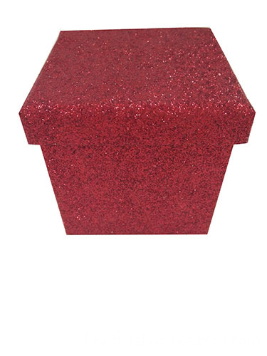 Christmas Cardboard Storage Glitter Box