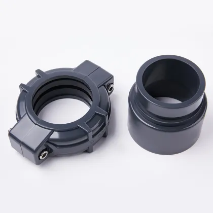 Industrial UPVC Grooved Pipe Coupling PN16 (Victaulic Style Rigid Joint, DN25-DN150)