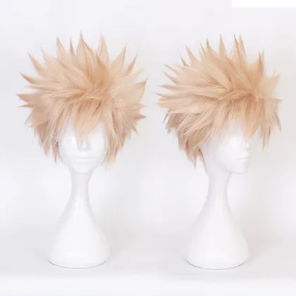 Bakugou Katsuki Cosplay Wig - My Hero Academia Boy's Wig