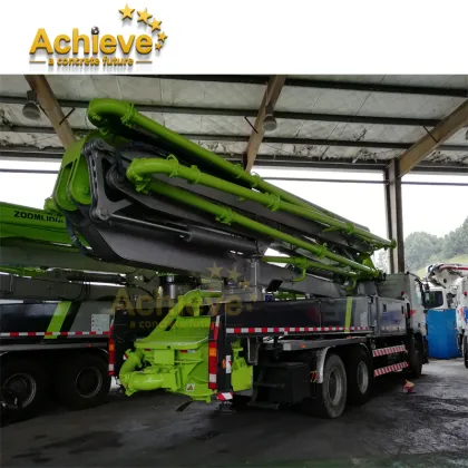 Secondhand Zoomlion 48M Concrete Pump Mixer Truck ZOOMLION 48X5RZ
