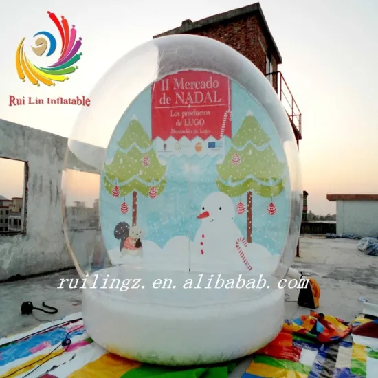 Outdoor cheap inflatable snowball balloon, Inflatable Christmas Decoration Ball