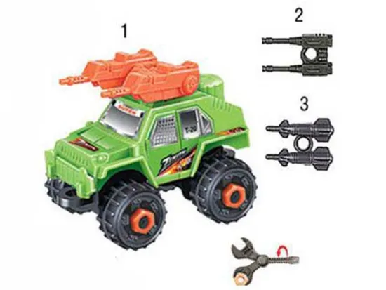 DIY FRICTION CROSS-COUNTRY CAR