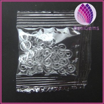 Plastic Lucid S clasp 8-12 pcs One Bag for Kids Diy Bracelet Jewelry
