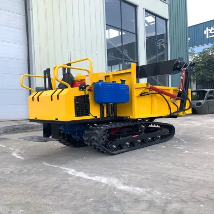 1.5T Yellow Tracked Vehicle for Smooth Orchard Mobility