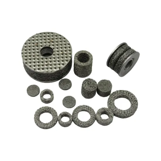 Quiet Compressor Air Oil Filter Mesh Screen with Shaft Head for 304 Stainless Steel