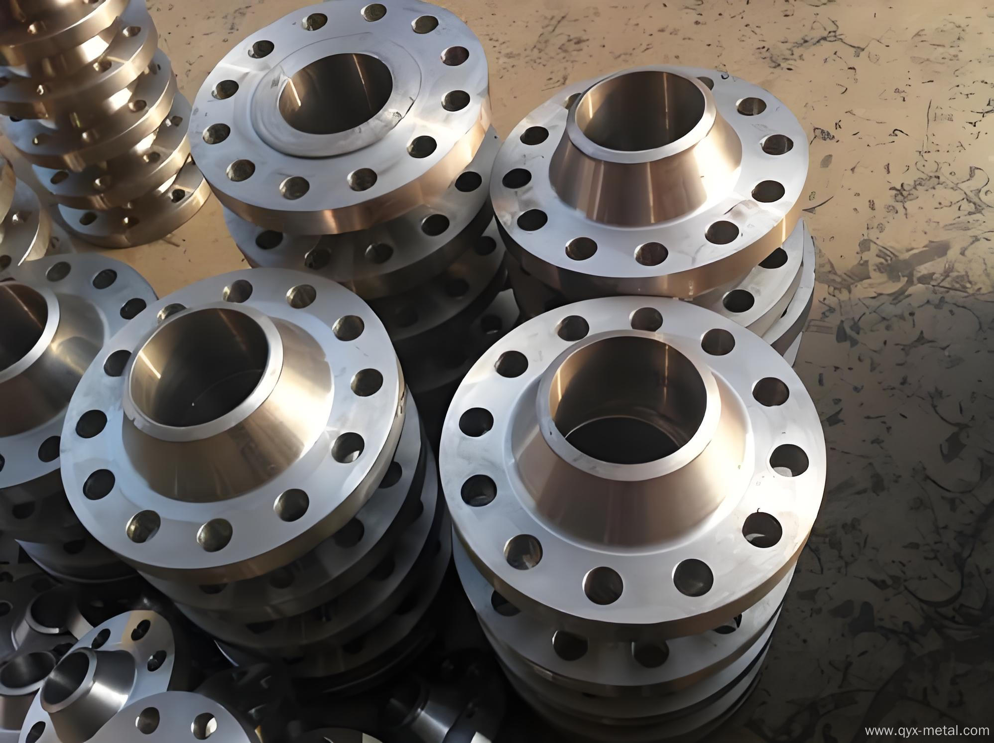 Hot Forged Titanium Alloy Flat Welding Neck Flange