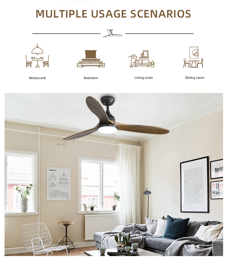 Low Noise Save Energy Ceiling Fan