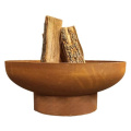 Corten Steel Artwork Fire Bowl 36 Inch