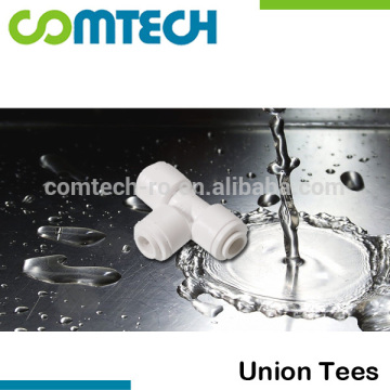 Tube Quick RO Water Connector / Reverse Osmosis Aquarium System Plastic Union Tees Pipe Fittings