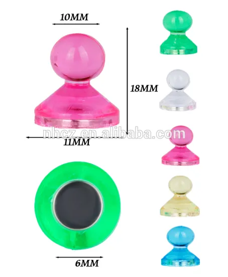 Colorful 11MM Fridge Magnet Button