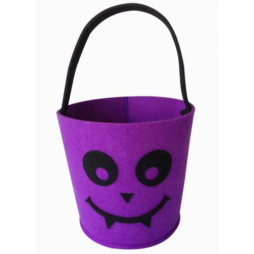 Halloween fühlte Süßigkeitseimer oder Geschenkkorb