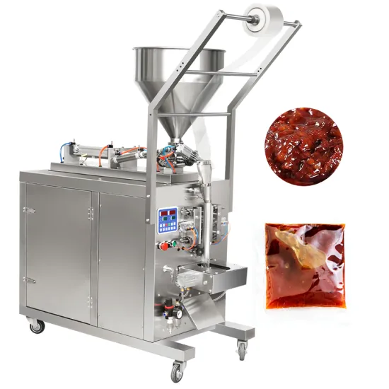 High-Speed Liquid Filling Machine for Sachets: Tomato Paste, Peanut Butter, Ketchup, and Chili Sauce
