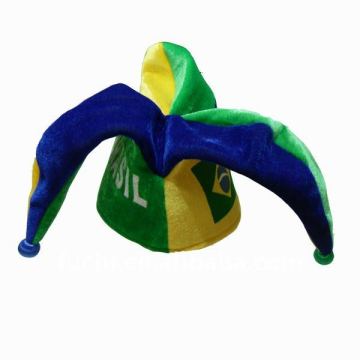 Carnival Hat With Flag Design Printing for Football Supporters