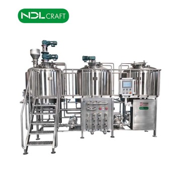 1000l industrial beer brewery three vessel brewhouse unit