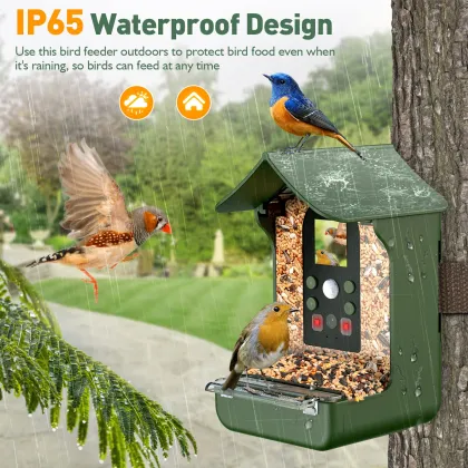 Wholesale Rechargeable Night Vision Smart Bird Feeder Camera