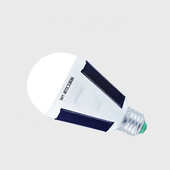 7W 12W E27/B22 LED Solar Bulb - Energy Saving PC Bulb with Solar Panel and Rechargeable Battery