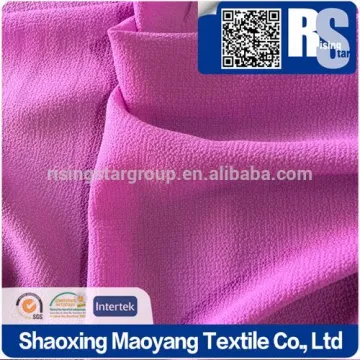 Risingstar China Factory High Quality Woven Fabric,Bubble Chiffon Fabric
