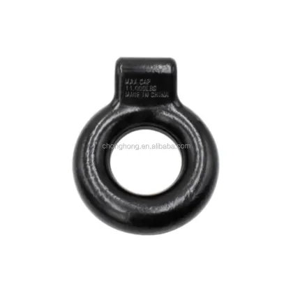 Adjustable 14000 lbs Lunette Drawbar Pintle Hitch Eye for Off-road Trailers