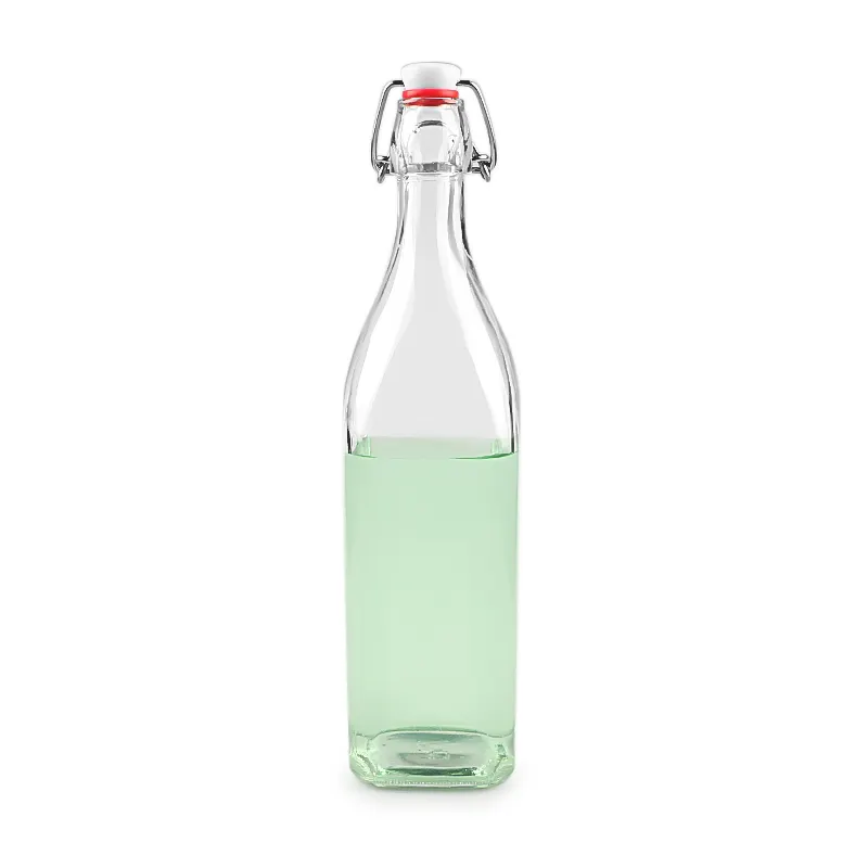 750ml Square Shape Glass Bottle