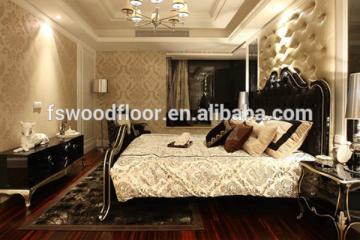 high quality ebony Madagascar herringbone parquet flooring